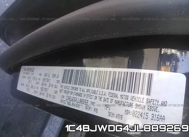 1C4BJWDG4JL889269 фото 10