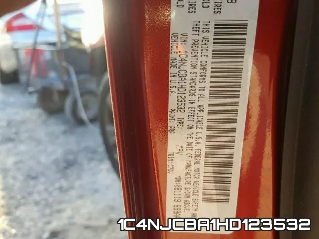 1C4NJCBA1HD123532 фото 2