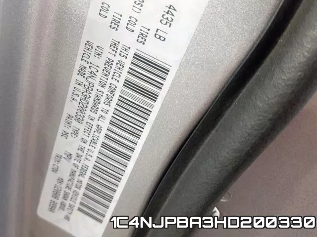 1C4NJPBA3HD200330 фото 2