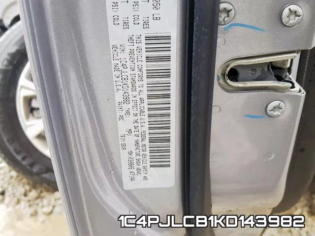 1C4PJLCB1KD143982 фото 2