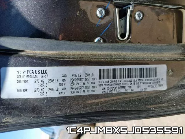 1C4PJMBX5JD535591 фото 2