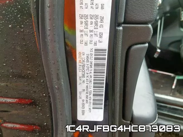 1C4RJFBG4HC873083 фото 2