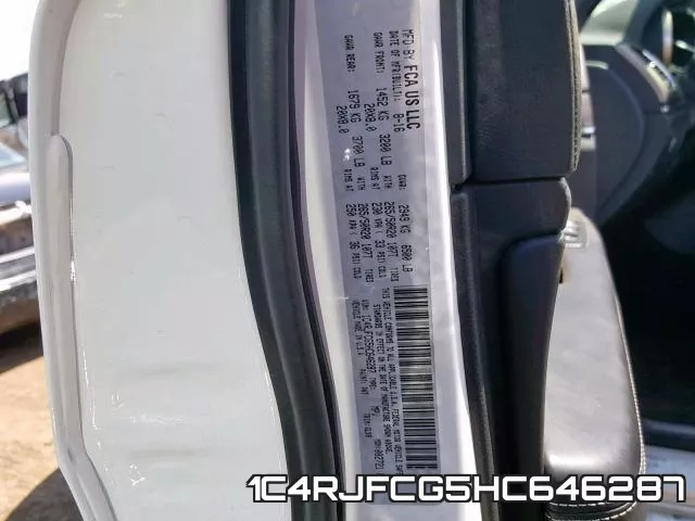 1C4RJFCG5HC646287 фото 2