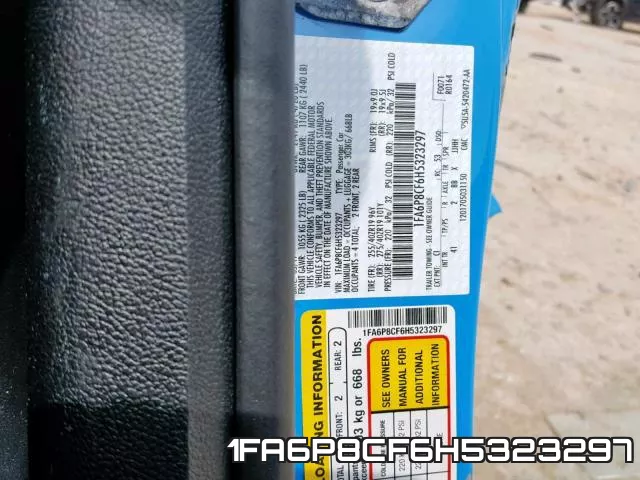 1FA6P8CF6H5323297 фото 2