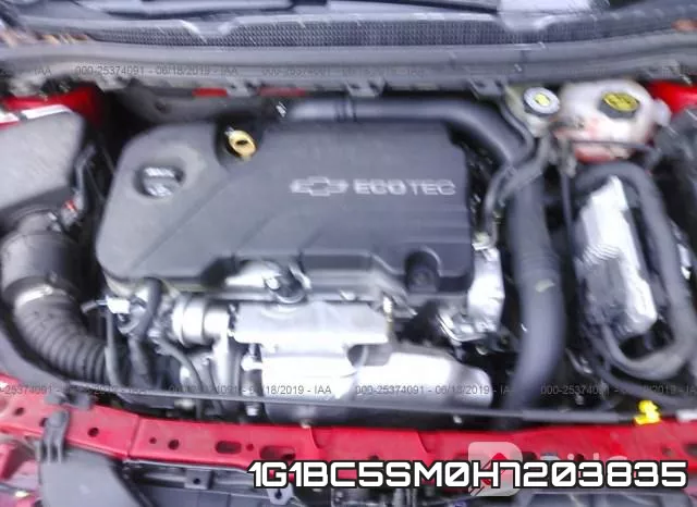 1G1BC5SM0H7203835 фото 2