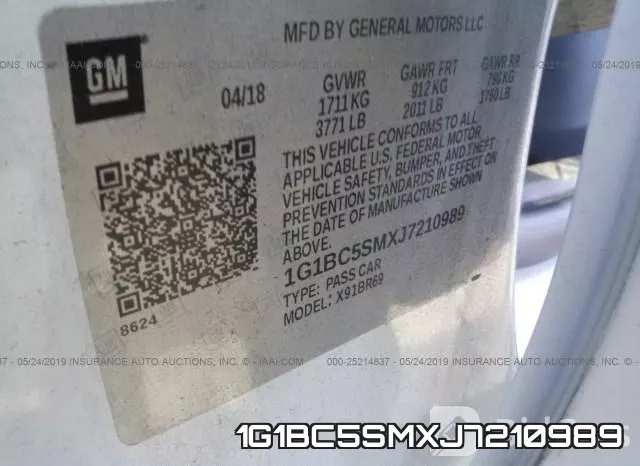 1G1BC5SMXJ7210989 фото 10