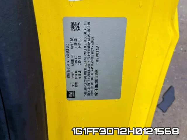 1G1FF3D72H0121568 фото 2