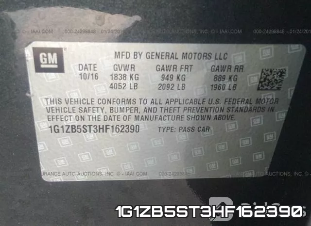 1G1ZB5ST3HF162390 фото 10