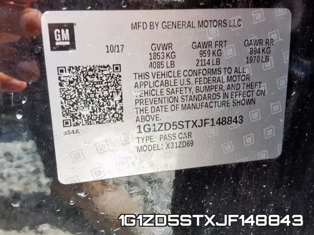 1G1ZD5STXJF148843 фото 2