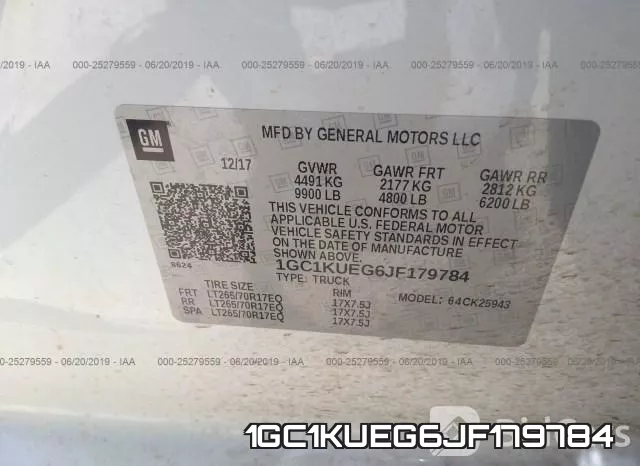 1GC1KUEG6JF179784 фото 10