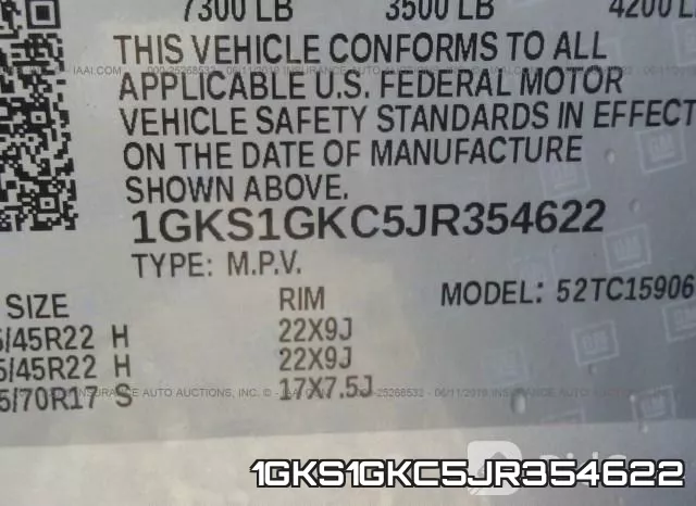 1GKS1GKC5JR354622 фото 10