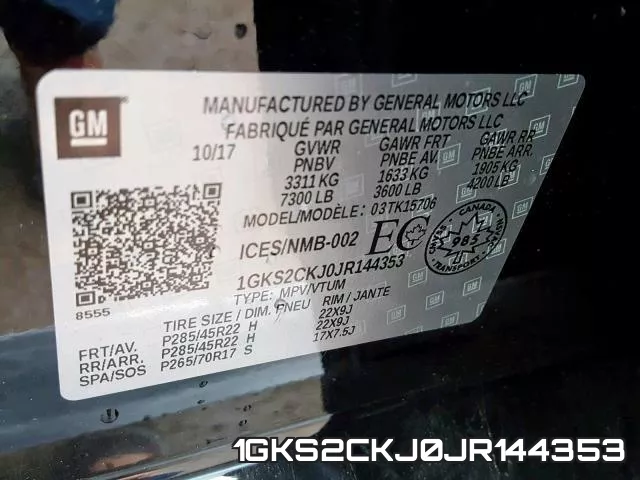 1GKS2CKJ0JR144353 фото 2