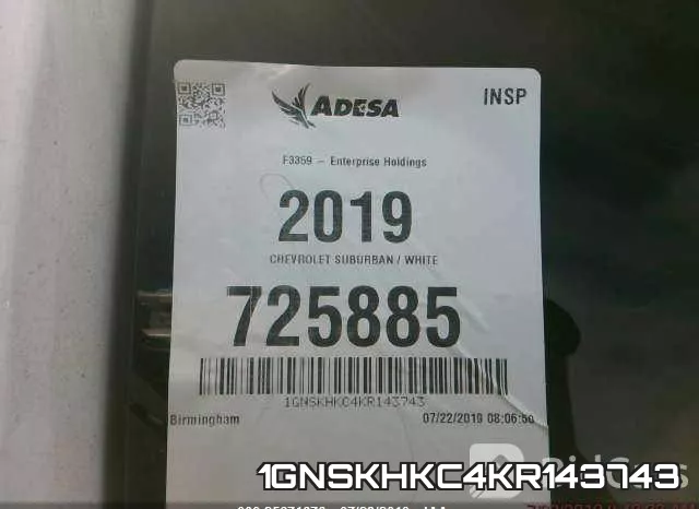 1GNSKHKC4KR143743 фото 10