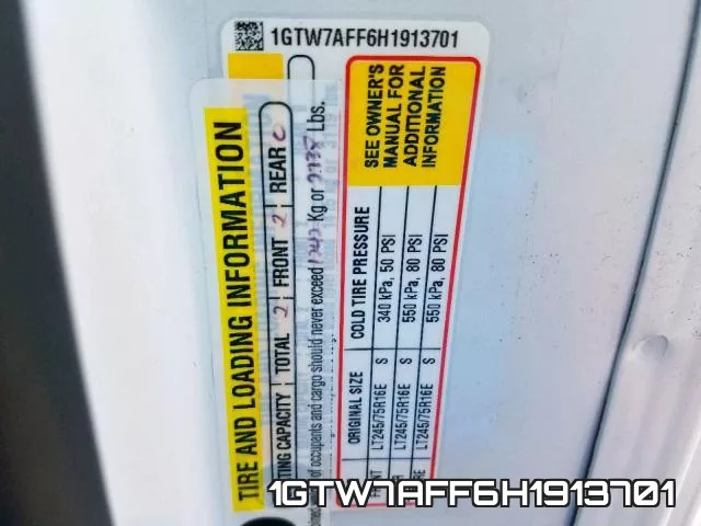 1GTW7AFF6H1913701 фото 2