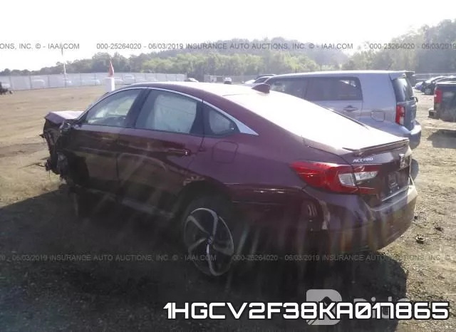 1HGCV2F38KA017865 фото 4