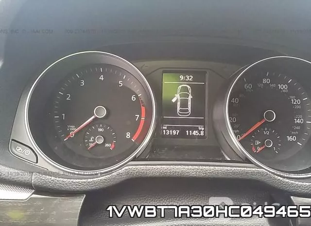 1VWBT7A30HC049465 фото 8