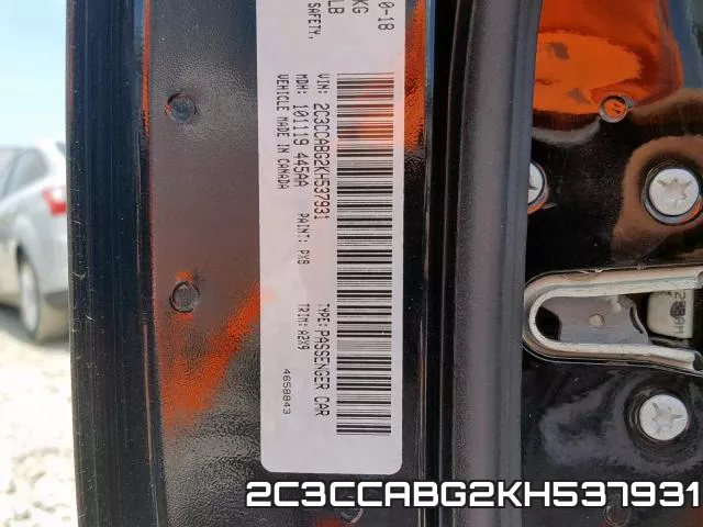 2C3CCABG2KH537931 фото 2