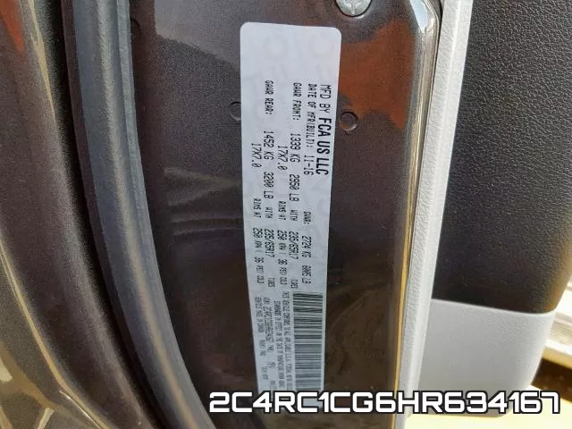 2C4RC1CG6HR634167 фото 2