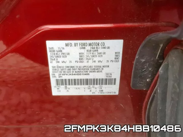 2FMPK3K84HBB10486 фото 2