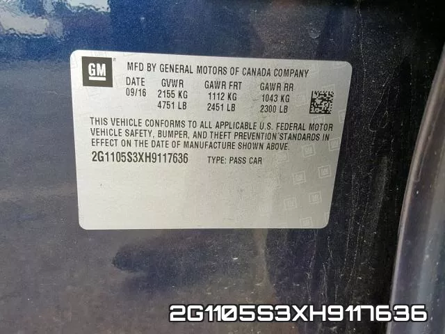2G1105S3XH9117636 фото 2
