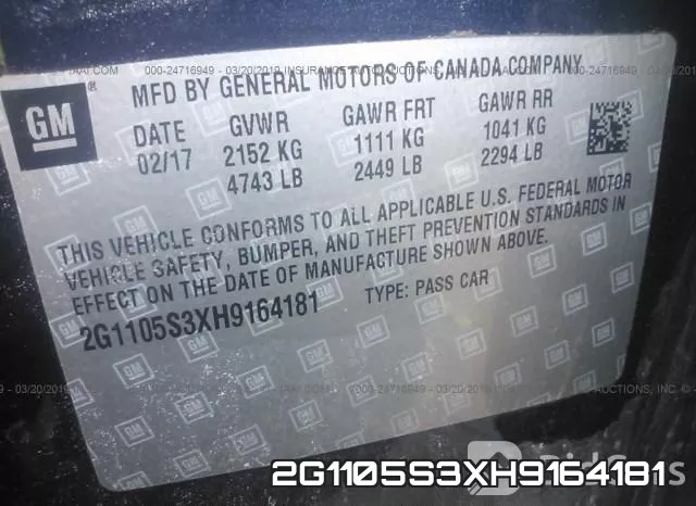 2G1105S3XH9164181 фото 10