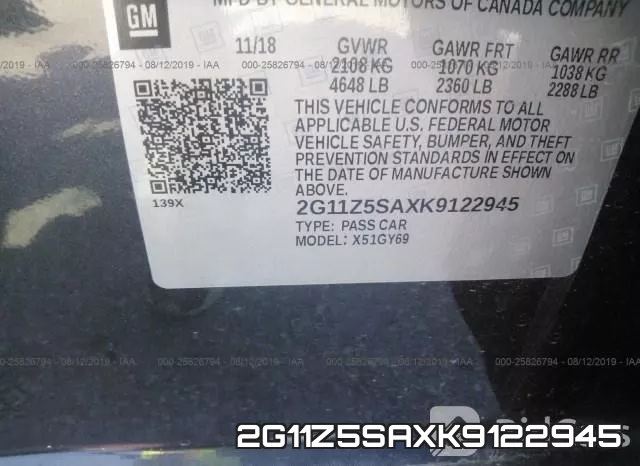 2G11Z5SAXK9122945 фото 10