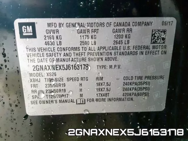 2GNAXNEX5J6163178 фото 2