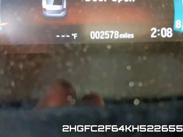 2HGFC2F64KH522655 фото 9