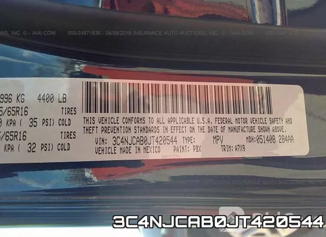 3C4NJCAB0JT420544 фото 10