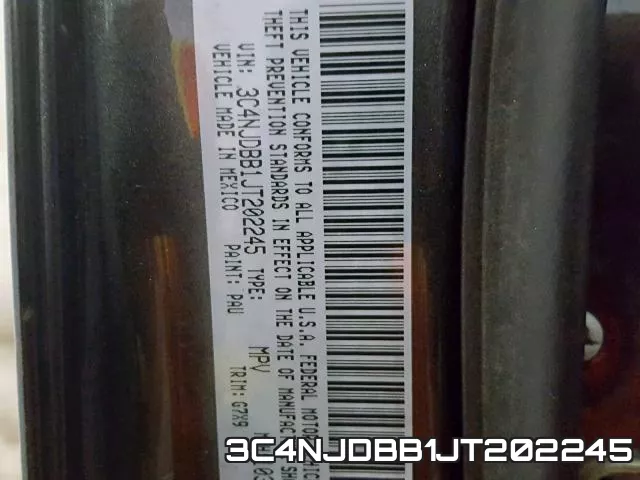 3C4NJDBB1JT202245 фото 2