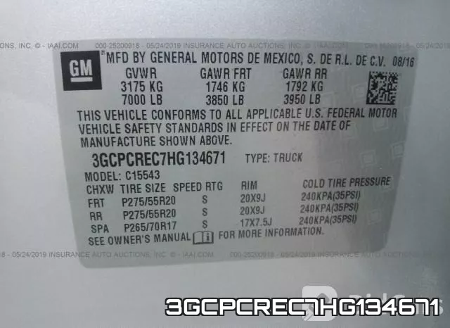 3GCPCREC7HG134671 фото 10