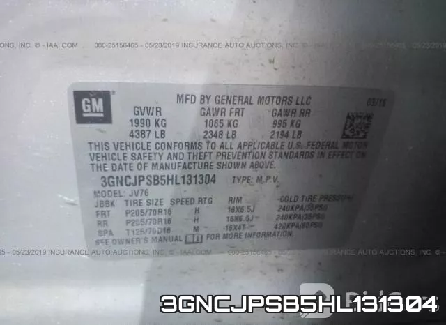 3GNCJPSB5HL131304 фото 10