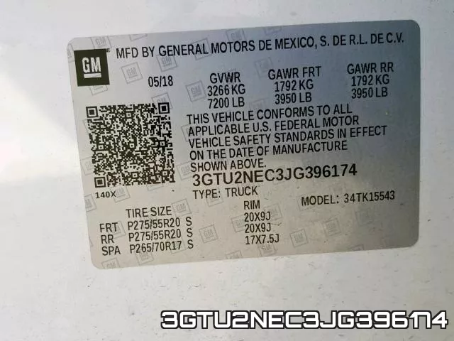 3GTU2NEC3JG396174 фото 2