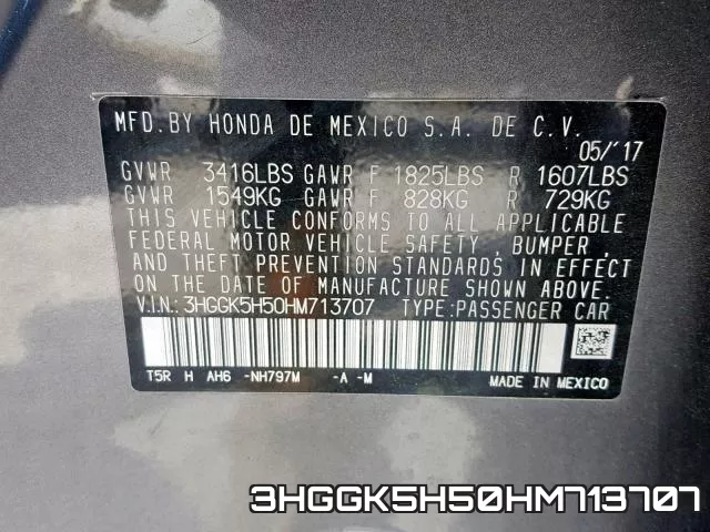 3HGGK5H50HM713707 фото 2