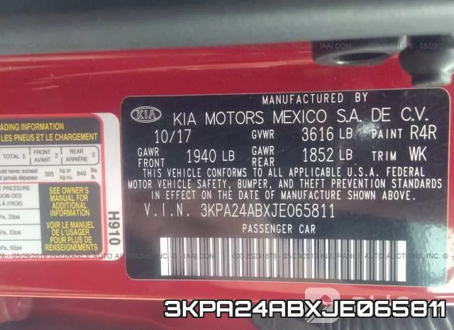 3KPA24ABXJE065811 фото 10
