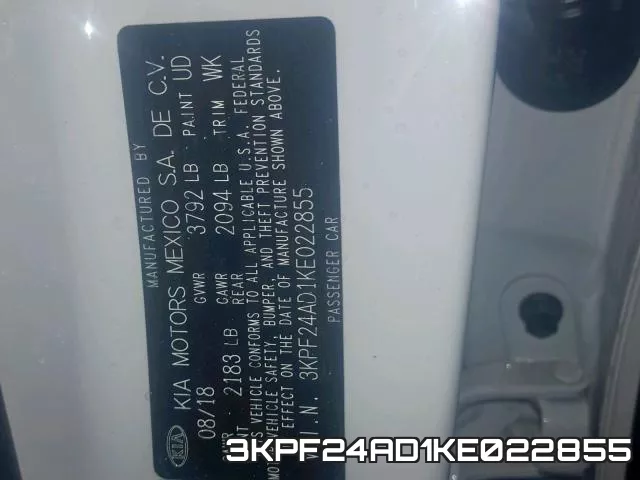 3KPF24AD1KE022855 фото 2