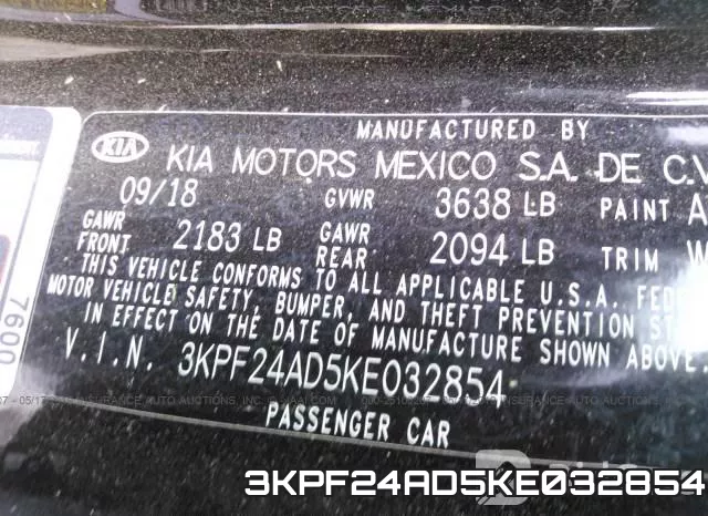 3KPF24AD5KE032854 фото 10