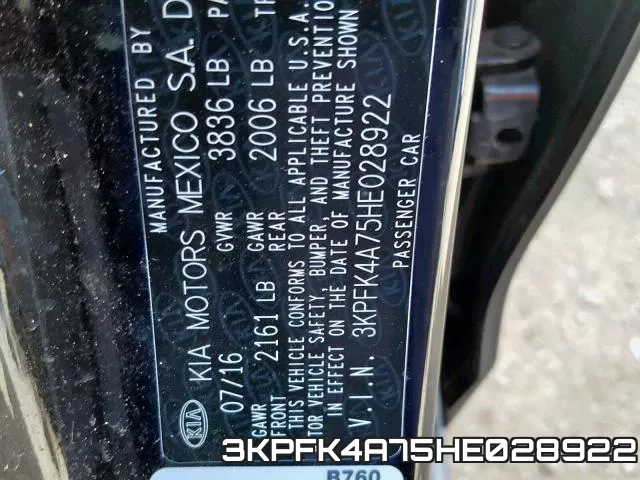 3KPFK4A75HE028922 фото 2