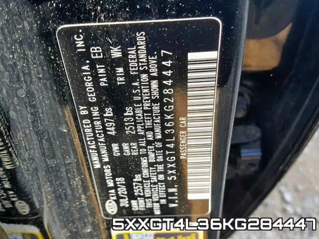 5XXGT4L36KG284447 фото 2