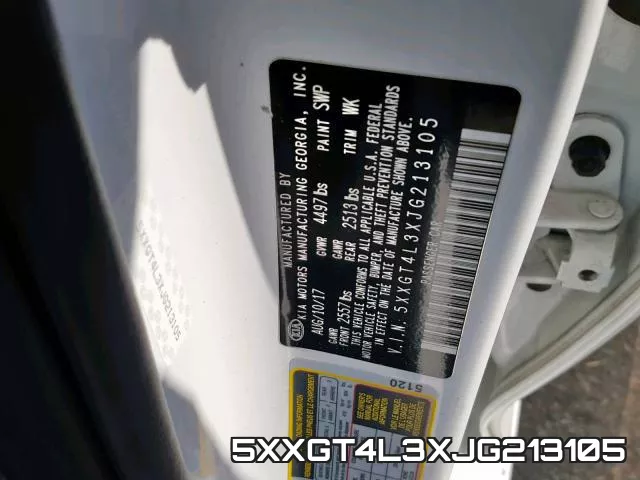 5XXGT4L3XJG213105 фото 2