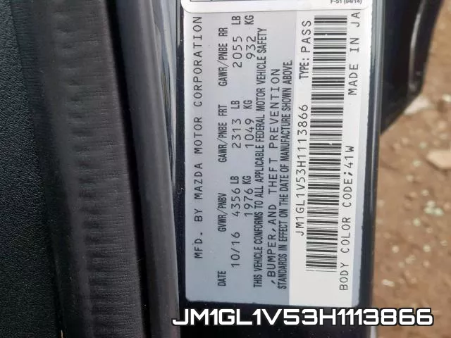 JM1GL1V53H1113866 фото 2