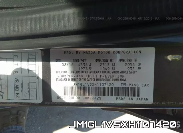 JM1GL1V5XH1107420 фото 10