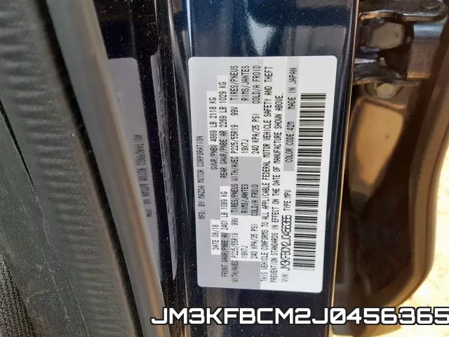 JM3KFBCM2J0456365 фото 2