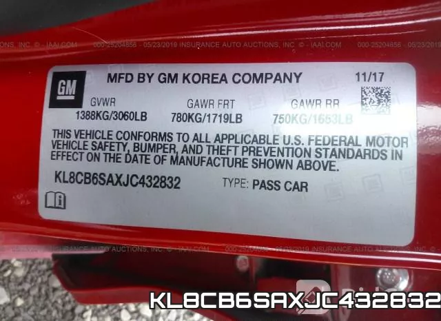 KL8CB6SAXJC432832 фото 10