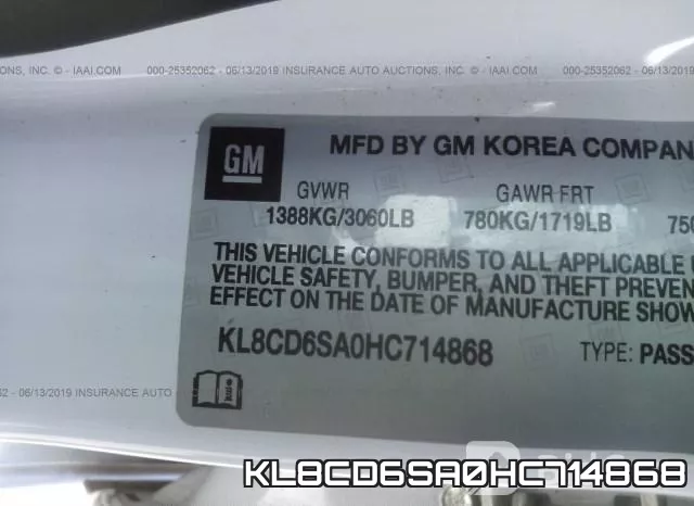KL8CD6SA0HC714868 фото 10