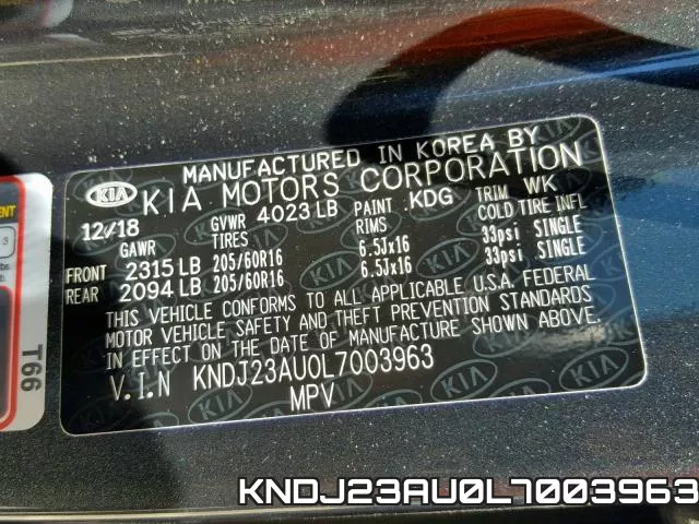 KNDJ23AU0L7003963 фото 2
