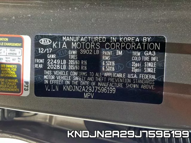 KNDJN2A29J7596199 фото 2