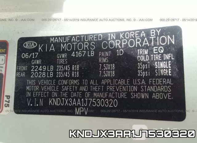 KNDJX3AA1J7530320 фото 10