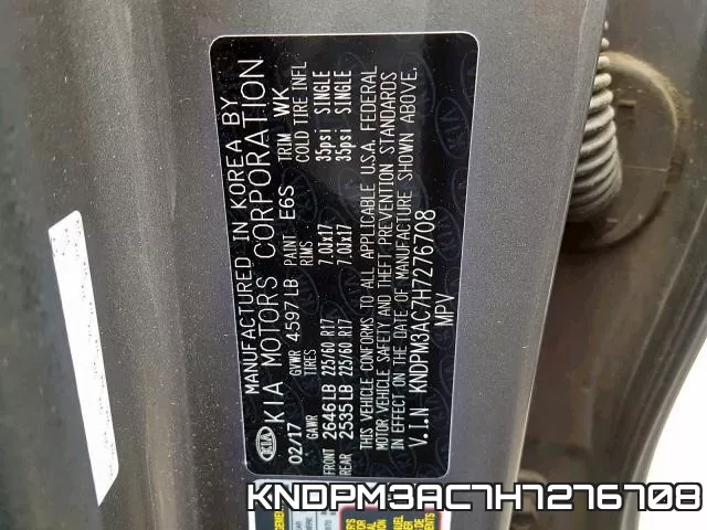 KNDPM3AC7H7276708 фото 2