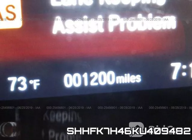 SHHFK7H46KU409482 фото 8